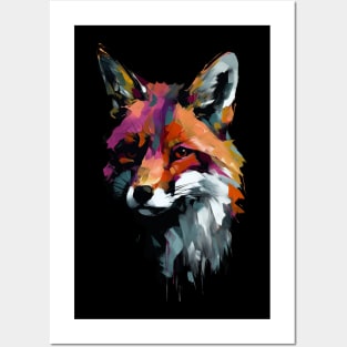 Fox portrait Posters and Art